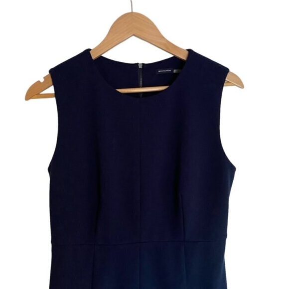 Magaschoni Navy Sleeveless Dress 8 - Picture 4 of 6